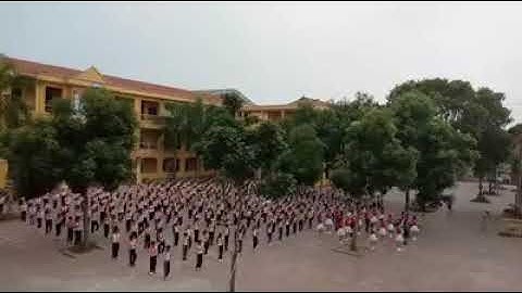 Đồng diễn Hải Dương ngời sáng ngàn hoa - THCS Tân Bình