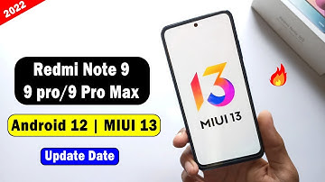 redmi note 9 miui 13 update // redmi note 9 pro miui 13 update