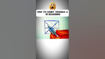 triangle counting 🧐 #reasoningtricks #shorts​ #tricks