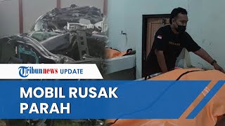Penampakan Mobil yang Dipakai Drummer Grup Musik Debu seusai Kecelakaan di Tol Probolinggo