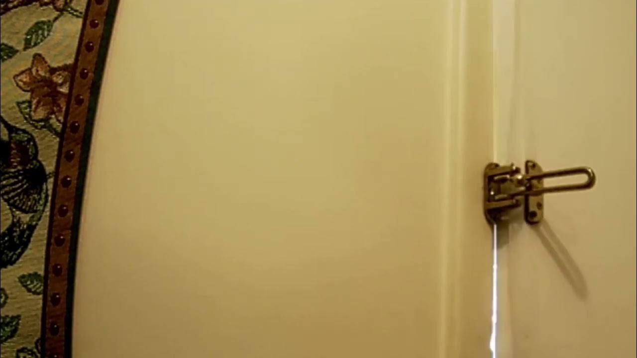 How to install a Home Security Swing Bar Door Lock YouTube