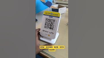 Sound box 🔊Uco bank new model #banking #ucobank #bankwala