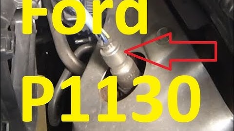 Causes Fixes Ford P1130 Code Lack of Upstream Heated Oxygen Sensor Switch Adaptive Fuel Limit Bank 1