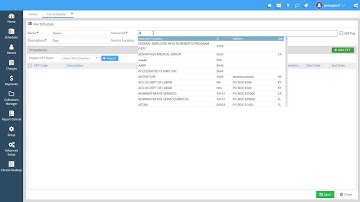 Fee Schedule & Procedure Code Setup