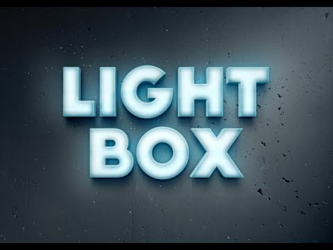 Download Light Box Text Mock Up Tutorial (Free Download Link) - YouTube