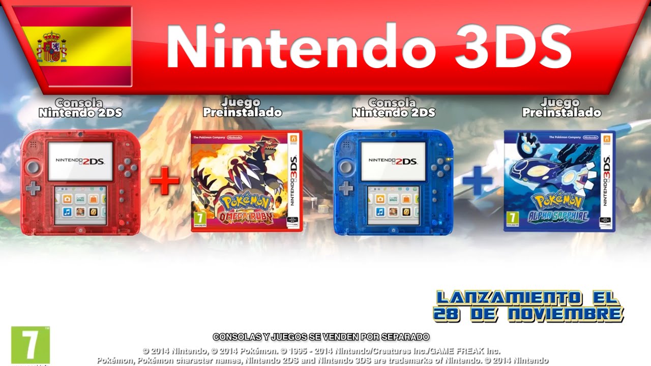 Pokémon Rubí Omega & Zafiro Alfa - Hazte con ellos el 28 de noviembre (Nintendo 3DS) videojuegos ps4