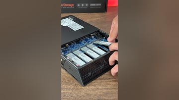 ASUSTOR NAS with 6x NVMe SSDs 🔊 #asmr