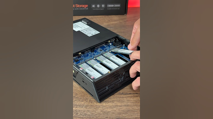 ASUSTOR NAS with 6x NVMe SSDs 🔊 #asmr