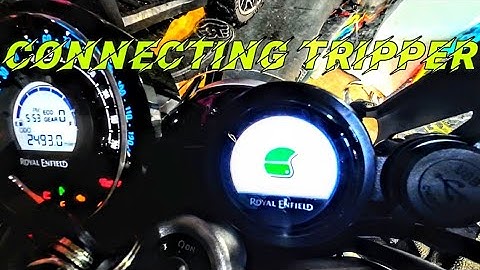 Connecting Tripper On Royal Enfield Super Meteor 650