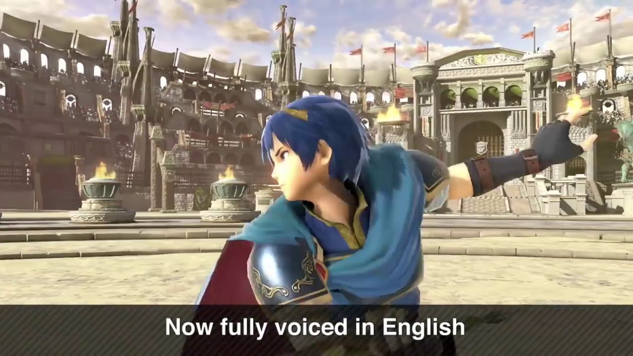 Marth Is Now Fully Voiced In English.