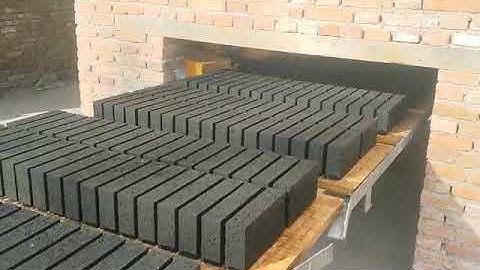 The Production of Standard Brick by NP QT6-15A Block and Brick Making Machine from China