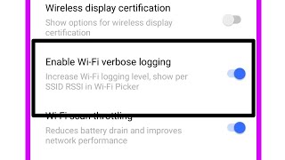 Enable Wi-Fi verbose logging | Vivo phone me enable Wi-Fi logging on off kaise kare