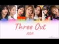 AOA 에이오에이 Three Out Color Coded Lyrics ENG ROM HAN 