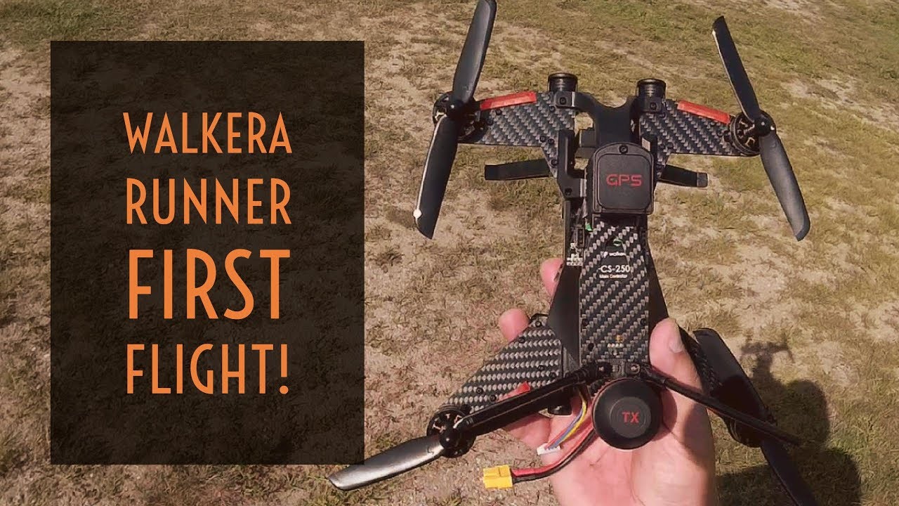 runner game Video Drone - Walkera Runner 250 First Flight Line of Sight!