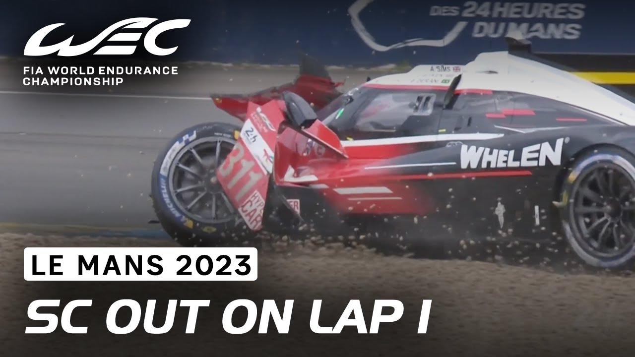 Safety Car Out on Lap 1 I 2023 24 Hours of Le Mans I FIA WEC