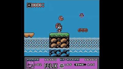 Felix The Cat NES But With Shimmer and Shine Character