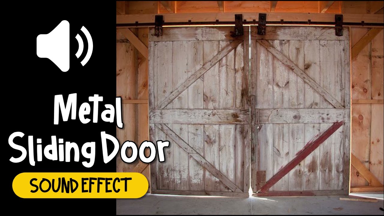 Metal Sliding Door Sound Effect 鐵門 金屬 滑軌門 音效 (High Quality) YouTube