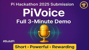PiVoice – Full 3-Minute Demo | Pi Hackathon 2025 Submission