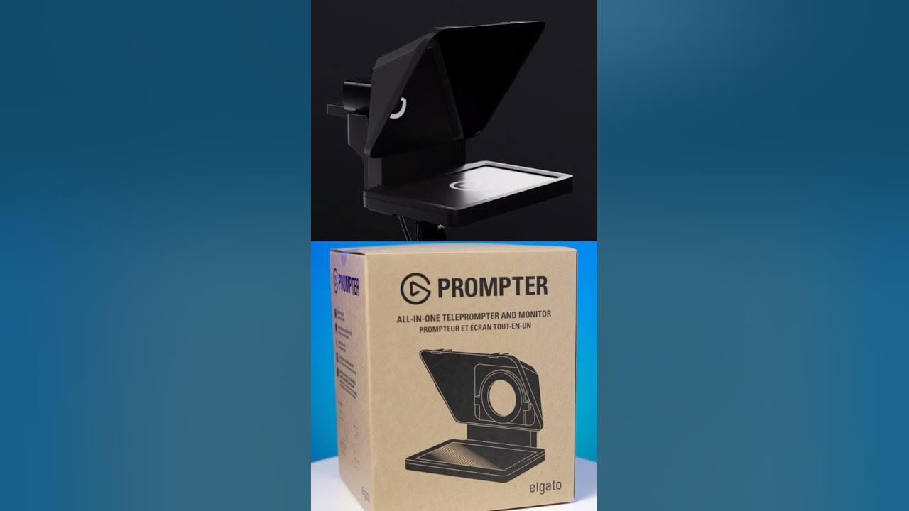 Check out the Elgato Prompter! An Evolution on the teleprompter