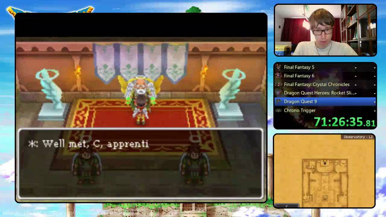 Any English Emulator In 10h 15m 19s By Crrool Dragon Quest Ix Sentinels Of The Starry Skies Speedrun Com