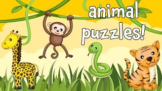 Wild Animal Puzzle Game! | Learn About Animals for Children | Kids Learning Videos screenshot 4