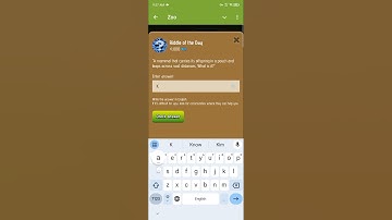 Zoo game "Riddle of the day" today 28 December