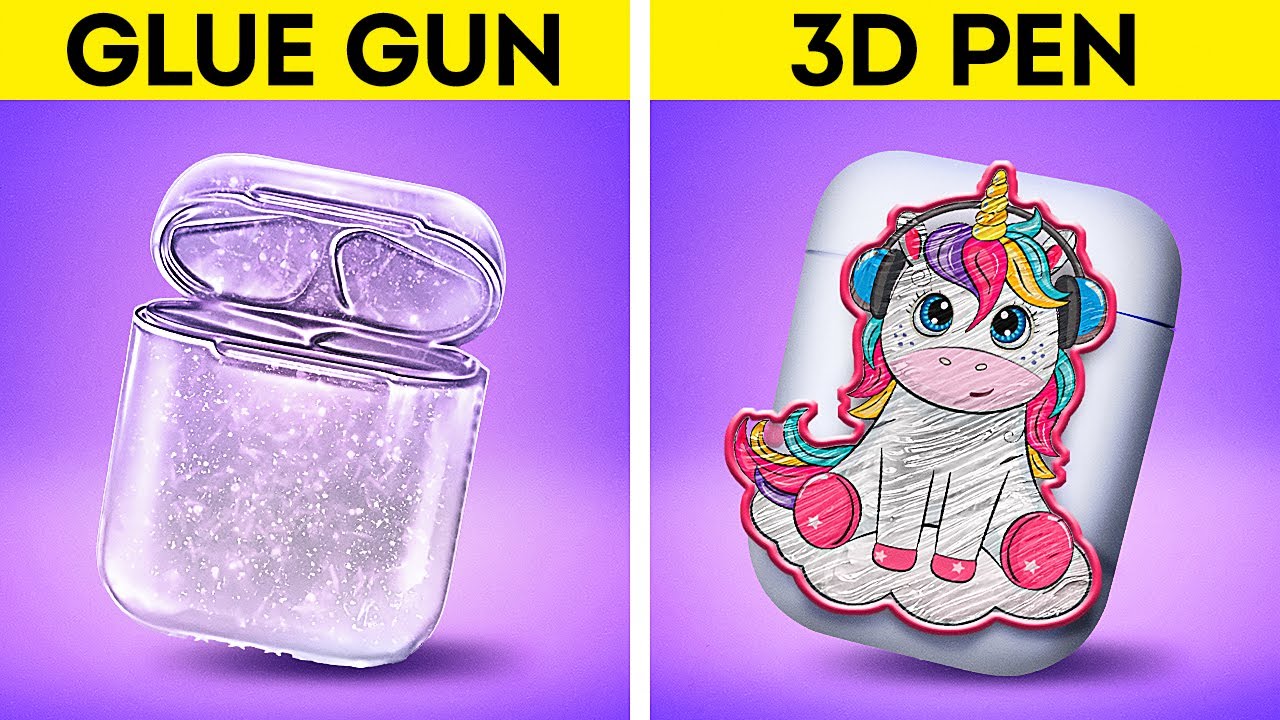 3D Pen VS Glue Gun. Mesmerizing crafts for different situations