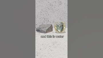 What actually happens when you pour water on a rock