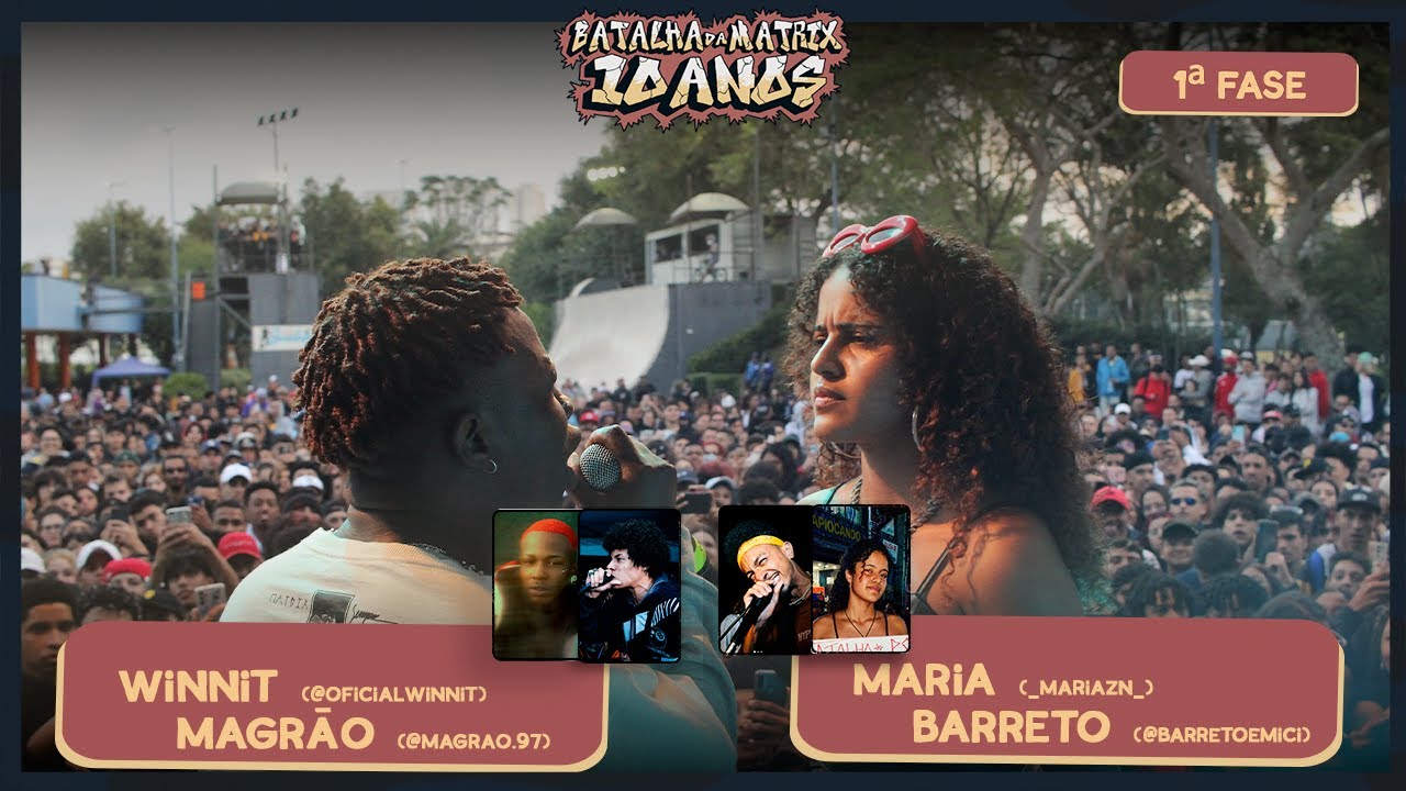 Winnit & Magrão VS. Maria & Barreto | 1ª FASE | BDM 10 ANOS
