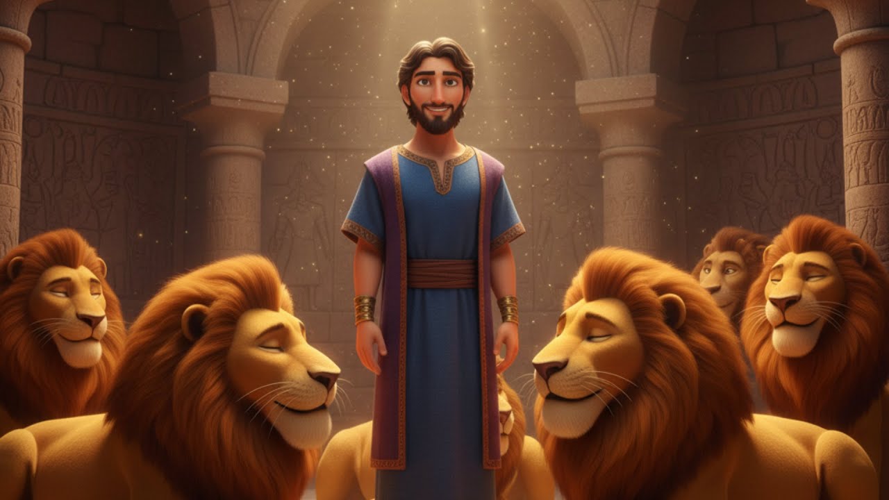 Daniel in the Lions’ Den 🦁 | God Protects the Faithful | Animated Bible Story for Kids