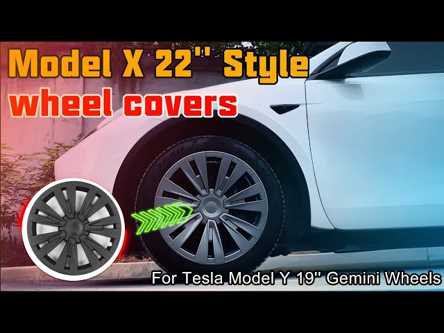Cyclone-style Hubcaps For Tesla Model Y 19'' Gemini wheels – Yeslak
