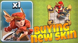 BUYING VALKRYING QUEEN!!! (part 1) "Clash Of Clans" NEW SKIN!!
