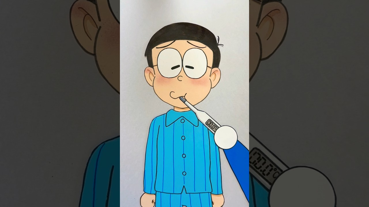 世話がやけるのび太君。Nobita to need lots of care.