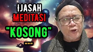 Ijasah meditasi kosong 🔴Abah Setu #tauhid #shorts 
