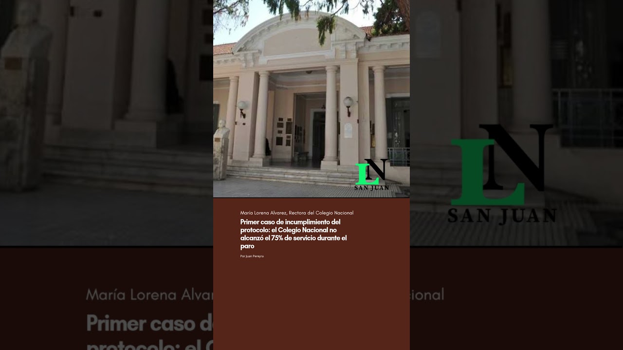 El Colegio Nacional no alcanzó el 75% de servicio durante el paro