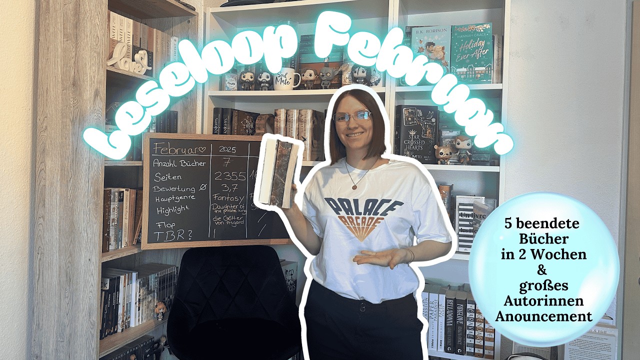 Mein erster Leseloop! Februar wrap up mit 5 gelesenen Büchern📚❤️☺️