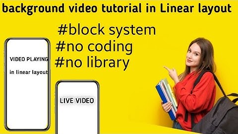 background video tutorial in Sketchware #sketchware_pro #sketchwareappdevelopment #coding #sketchub