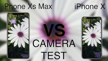 iPhone Xs Max vs iPhone X CAMERA TEST!