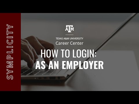 Employers: How to login to the HireAggies System!