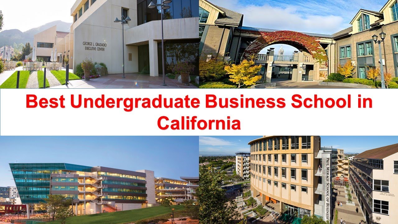 Best Undergraduate Business School in California New Ranking YouTube