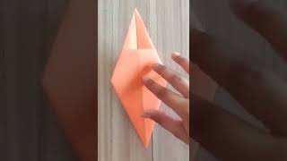 Paper Carrot. #origami #papercraft # summer #activity #craft #kidscraft