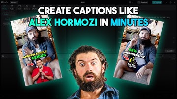 How To Create Alex Hormozi Captions To Reels & TikToks For FREE (Full Tutorial)