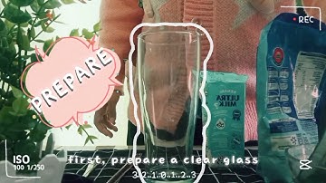 PROCEDURE TEXT -  HOW TO MAKE  ICE CHOCO MILO DINO