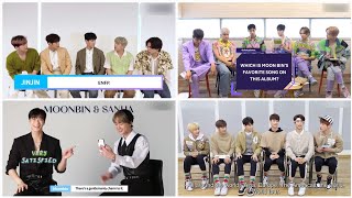 아스트로 숨피 인터뷰 모음 [인터뷰가 재밌어서 하나로 모음] [인사말, 자막만 영어] [Eng Sub]