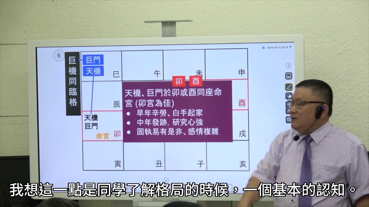 紫微雲科技 鍾世森老師 巨機同臨格局 Youtube