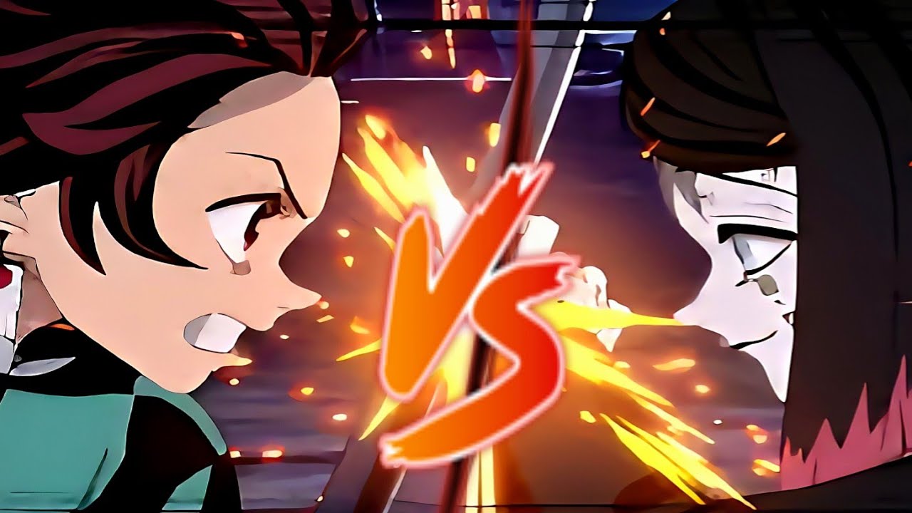Demon Slayer - Tanjero Fire Breathing Vs Enmu