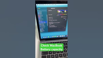 How to check MacBooks battery capacity