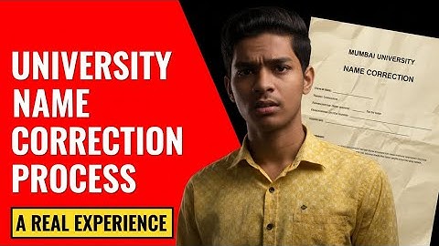 "University Name Correction Full Process 😤 | Real Experience | Mumbai University" #mumbaiuniversity