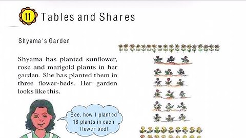 Class 4 Maths chapter 11 , Tables and Shares Revision for Session ending exam #kvs #cbse #ncert