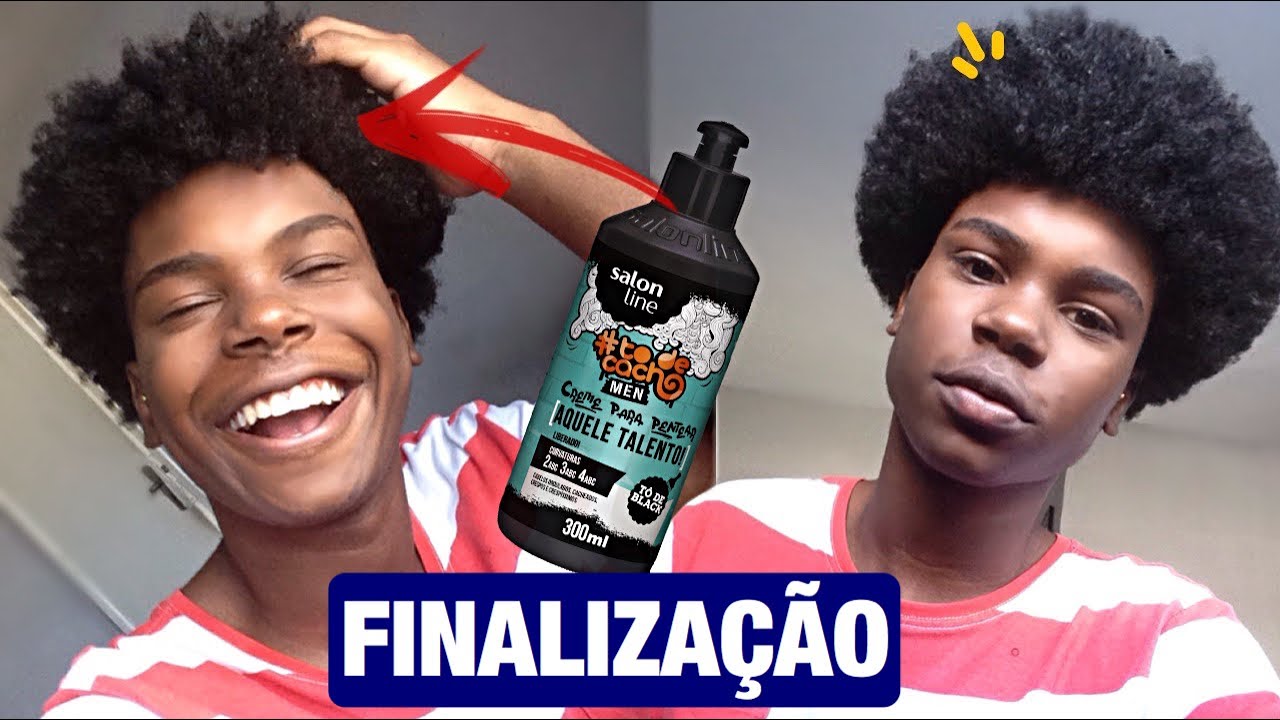 hidratar cabelo cacheado masculino